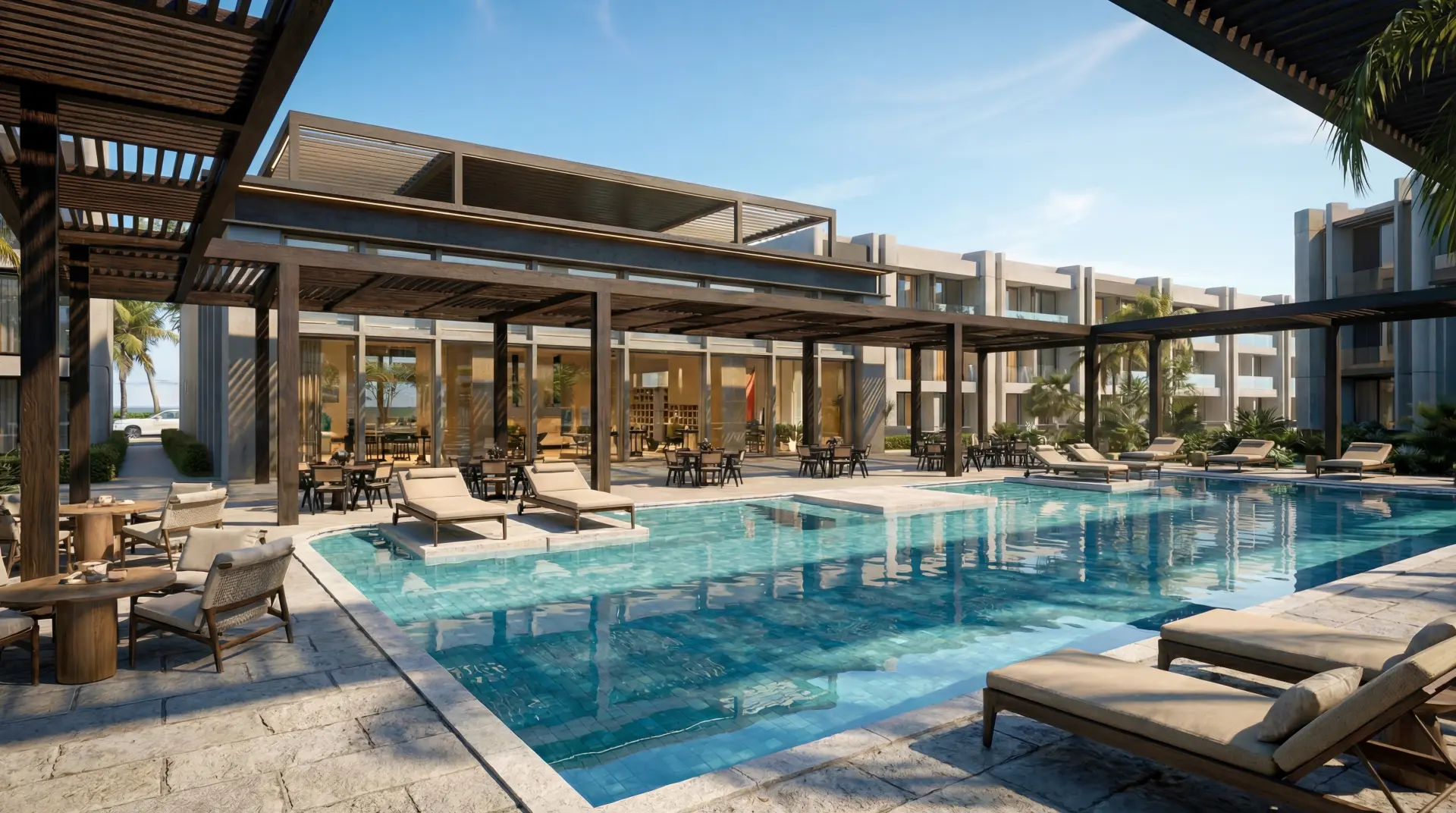 Pool and leisure amenities at Tamaraya